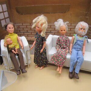 Mattel Vintage Sunshine Family Dolls (set of 5)